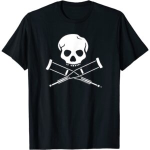 MTV Jackass Skull And Crutches Logo T-Shirt thd