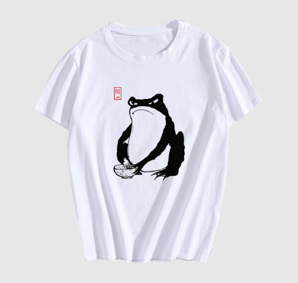 Matsumoto Hoji Japanese Angry Frog T Shirt