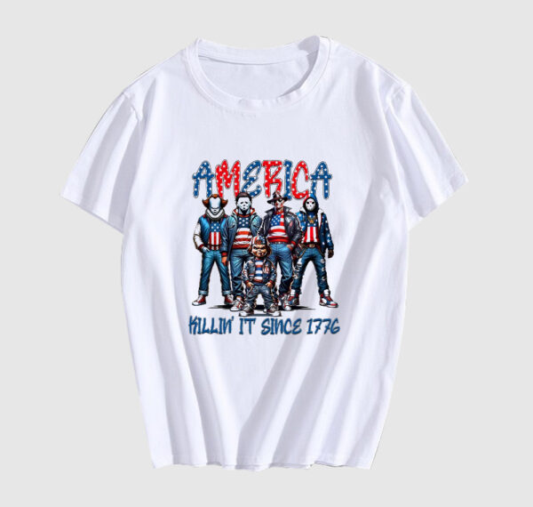 Thug Life Horror Characters T Shirt