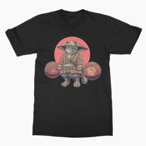 Deadlifting Chonky Tabby Cat T-shirt thd