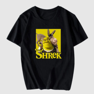 Funny Shrek and Donkey T Shirt