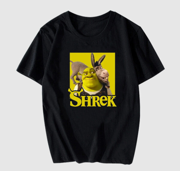 Funny Shrek and Donkey T Shirt