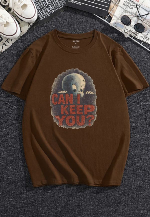 Casper Can I keep you Ghost Mansion Halloween Spooky T-Shirt