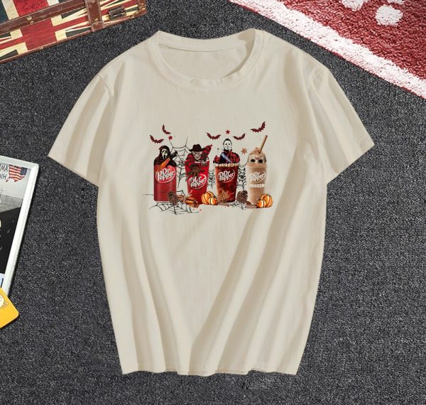 Dr Pepper Horror Halloween T Shirt