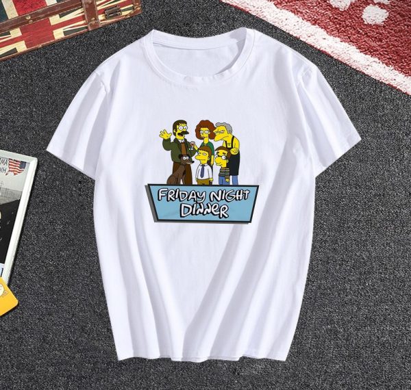 Friday Night Dinner Shalom Jackie The Simpsons T Shirt