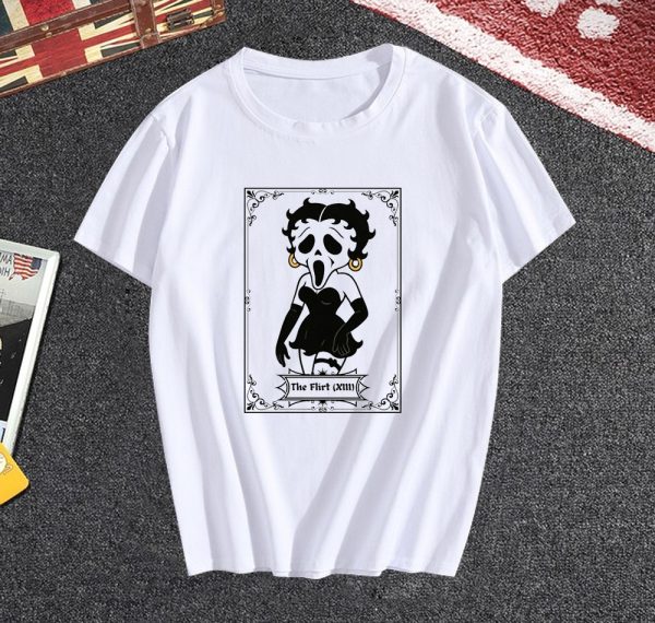 Ghost Face Betty Boop T Shirt