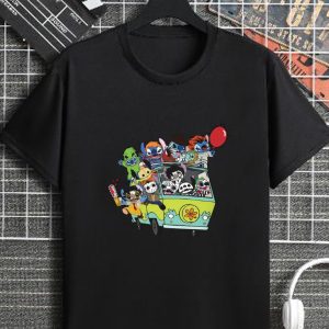 Horror Movie Characters Halloween T-Shirt