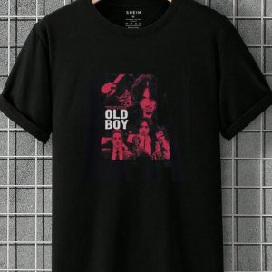 Iconic Korean Movie Oldboy Scene Quote Design Tshirt