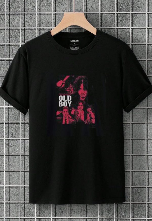Iconic Korean Movie Oldboy Scene Quote Design Tshirt