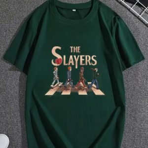 The Slayers Horror Movie Icons Abbey Road Parody T-Shirt