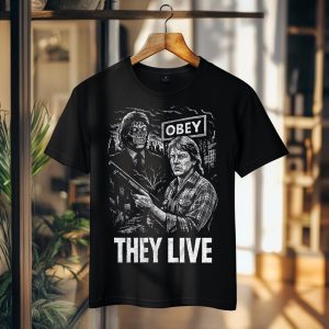 They Live 80s Horror Sci-fi T-shirt