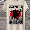 Catzilla King of Pawster Paws Cat Tshirt