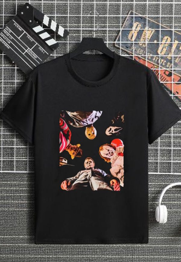 Comfort Colors® Retro Horror Characters Halloween T Shirt