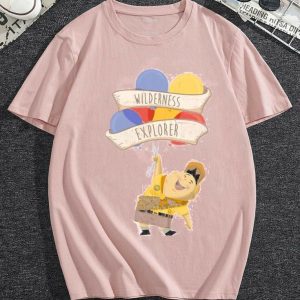 Disney Pixar Up Russell Wilderness Explorer Balloons T Shirt