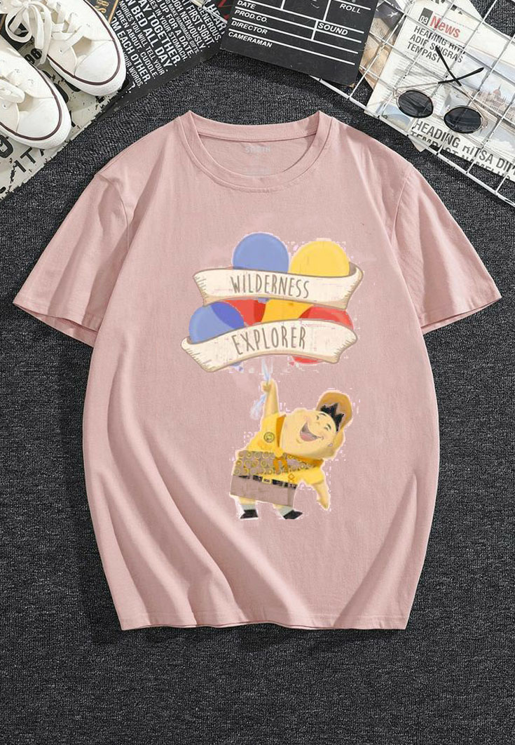 Disney Pixar Up Russell Wilderness Explorer Balloons T Shirt