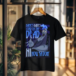Funny Disney Villains the Name's Hades Quote Custom T-shirts