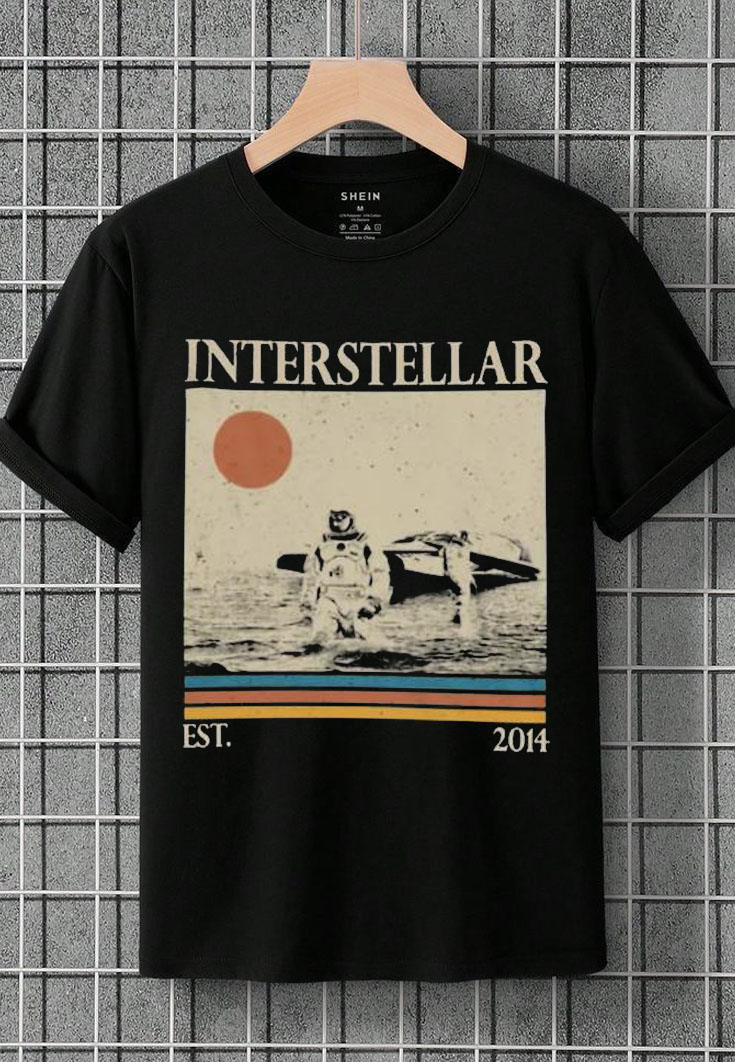 Interstellar Retro Movie T Shirt