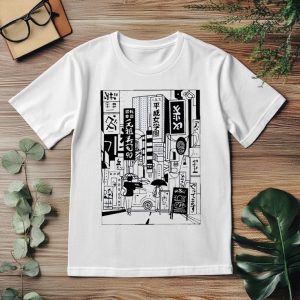 Japanese Tokyo Square Times NYC Tshirt
