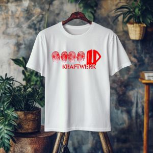 Kraftwerk Promo Release Vinyl Label T Shirt