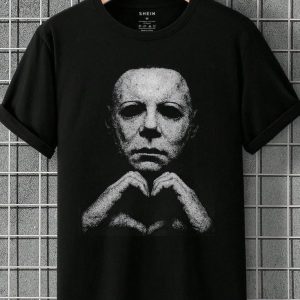 Michael Myers Heart Comfort Colors T Shirt