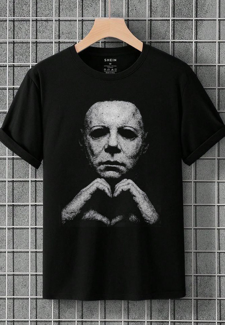 Michael Myers Heart Comfort Colors T Shirt