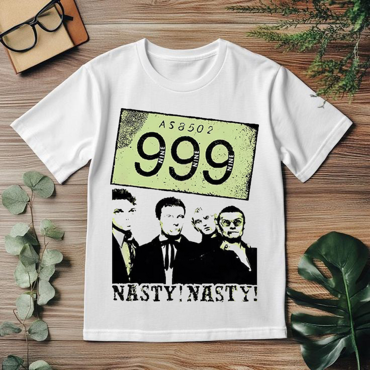 Nasty Nasty 999 Punk Rock Tshirt