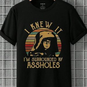 Spaceballs Dark Helmet I Knew It I’m Surrounded By Assholes Vintage T-Shirt