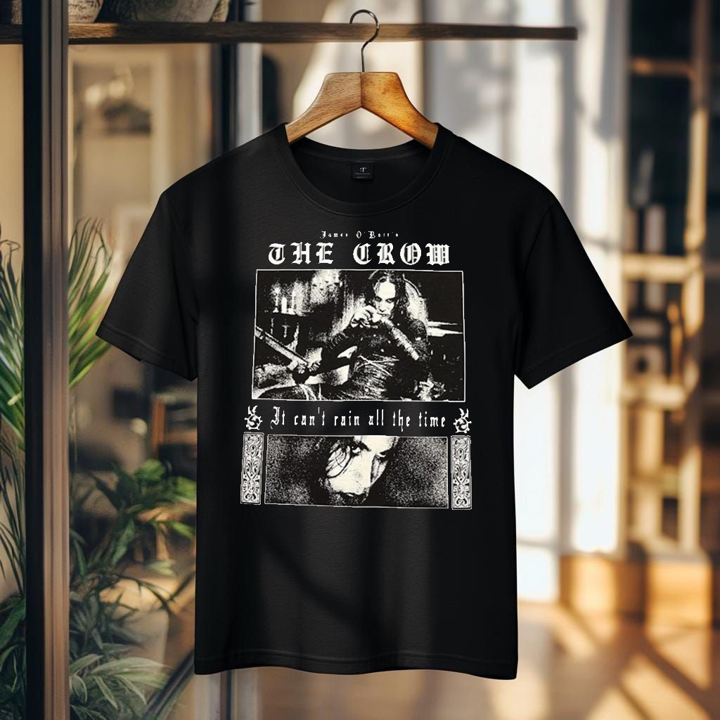 THE CROW Brandon Lee Gothic Horror Cinema Shirt