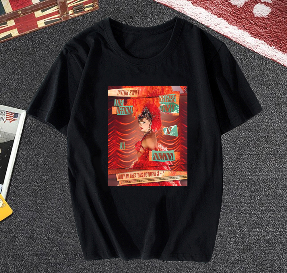 Taylor Swift The Official Release Party Of A Showgirl T Shirt
