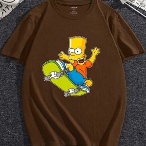 The Simpsons Bart Simpson Cartoon T shirt