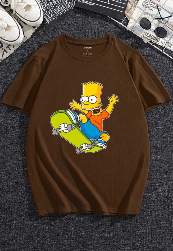 The Simpsons Bart Simpson Cartoon T shirt