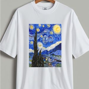 The Starry Night Vincent Van Gogh T Shirt