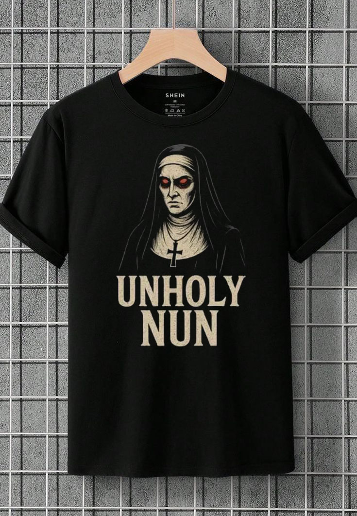Unholy Nun T Shirt