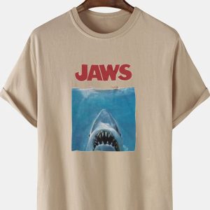 Vintage Style Natural Crewneck T-shirt