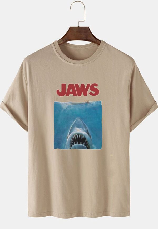 Vintage Style Natural Crewneck T-shirt