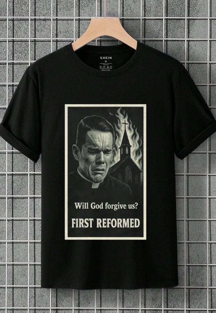 First Reformed Vintage 80s Horror Inspired by Movie Poster Style T-Shirt