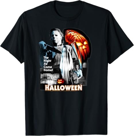 Halloween Poster Collage T-Shirt