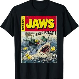Jaws Pulp Attack Comic Cover T-Shirt