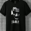 Joker Tee Unleash Chaos and Charisma with the Joker Close Up Smile Graphic TShirt