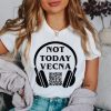 Not Today Vecna With A QR Code Link To The Song T-Shirt