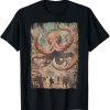 Octopus Kraken Monster Horror Poster Kraken T-Shirt