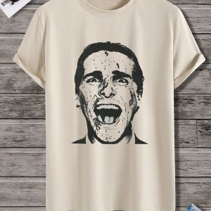 Patrick Horror Retro White T-shirt