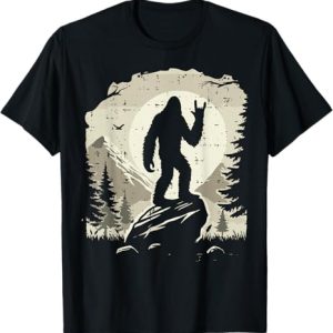 Sasquatch Rock Hand Bigfoot T-Shirt