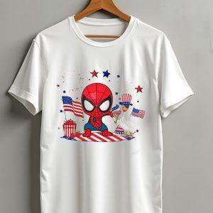 Spiderman Disney 4th of july T Shirt