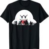 Super Mario Boo Trick Or Treat Halloween Silhouette T-Shirt