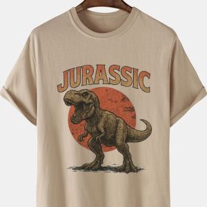 TRex Jurassic Dinosaur Vintage 90s Style Graphic T Shirt