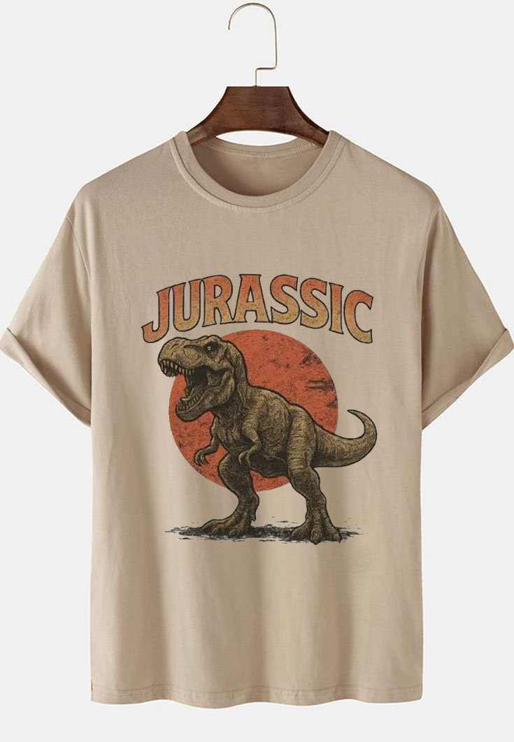 TRex Jurassic Dinosaur Vintage 90s Style Graphic T Shirt