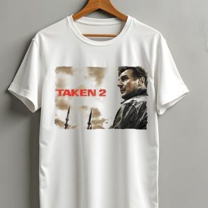 Taken 2 V1 Liam Neeson Natural White Gray Vintage Men T Shirt