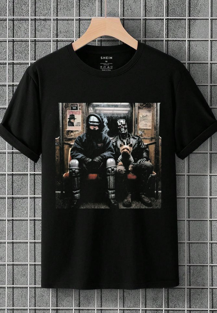 The Terminater Smoking Wash T Shirt