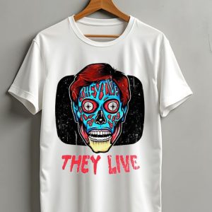 They Live Horror Movie Sci-Fi Style Gamer Cult Meme Movie Music T Shirt